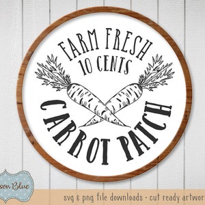 Easter Carrot Patch svg.  Farm Fresh Carrot Patch svg.  Rustic Easter Sign Design Clip art.  Carrot Farm SVG.  Carrot Garden svg download.