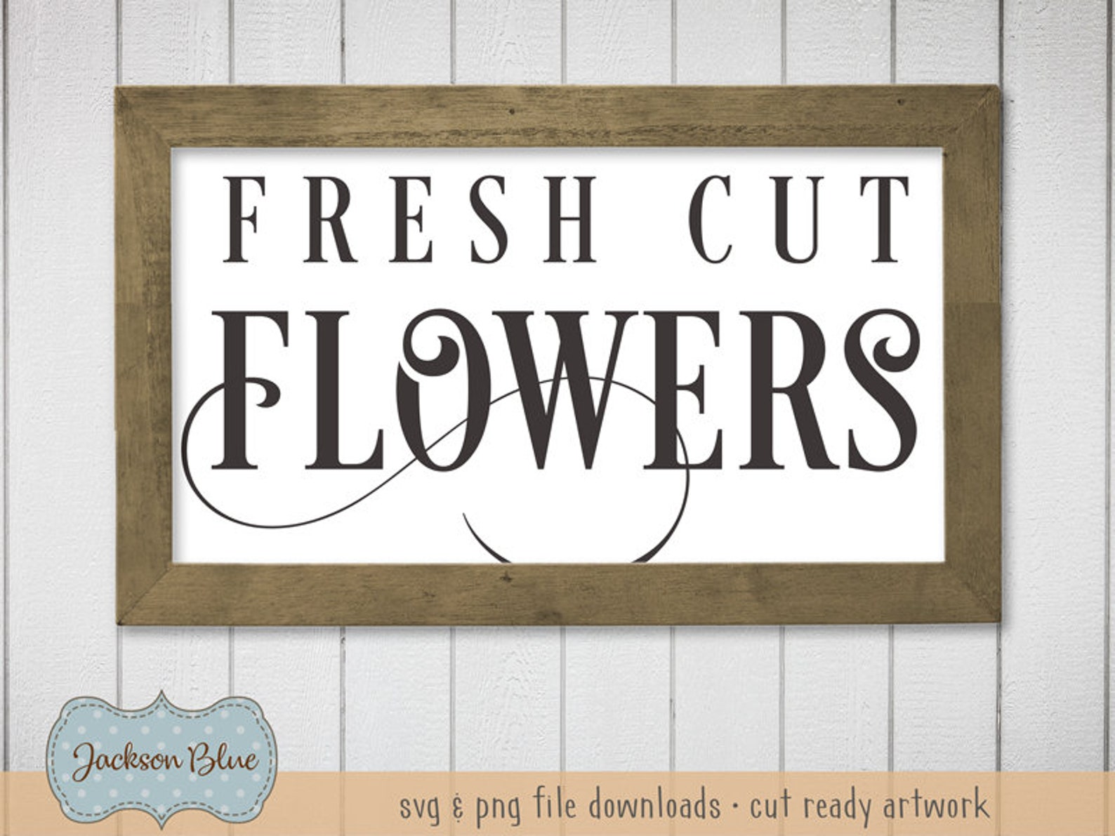 Fresh Cut Flowers svg. Farm Fresh Spring Flowers svg Clipart. Etsy