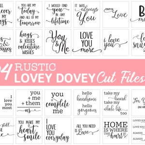 Citas de amor SVG Bundle.  Citas de la granja svg Bundle.  Citas familiares svg bundle.  Signo del día de San Valentín svg.  Decoración del hogar svg diseños.