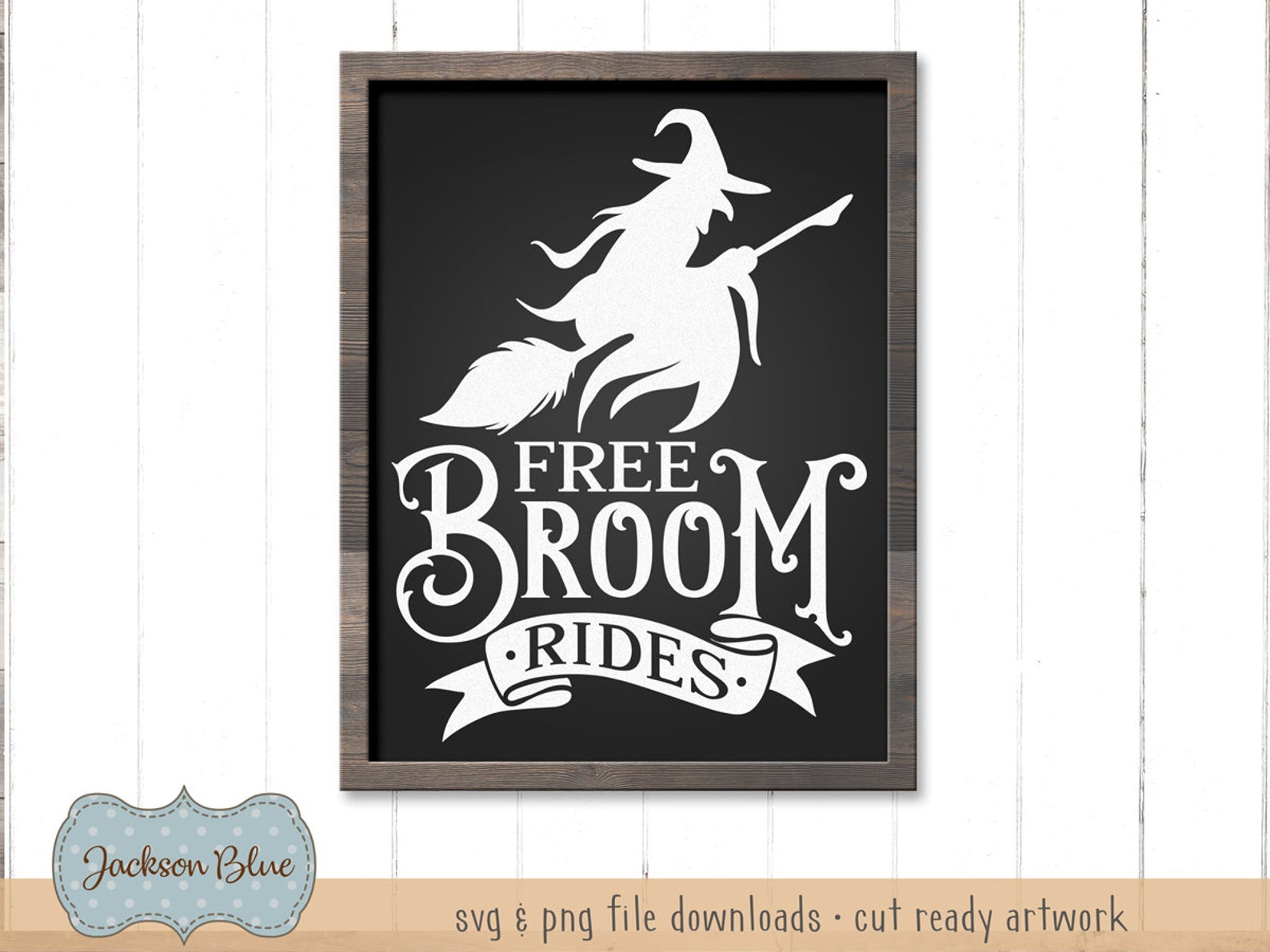 Free Broom Rides SVG Download. Halloween Witch Sign Design Svg ...