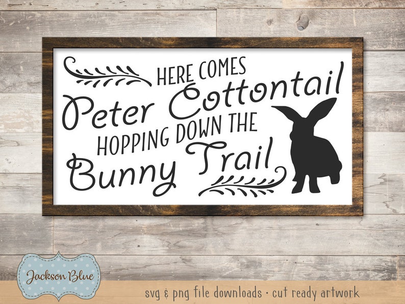 Download Here comes peter cottontail hopping down the bunny trail ...
