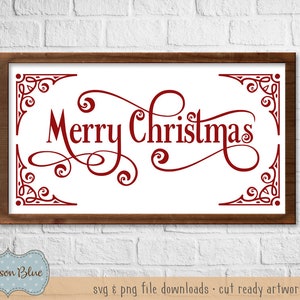 Feliz Natal SVG. Arquivo de corte SVG de Natal. Design de sinal de férias rústico. Natal de fazenda svg. Boas festas SVG.