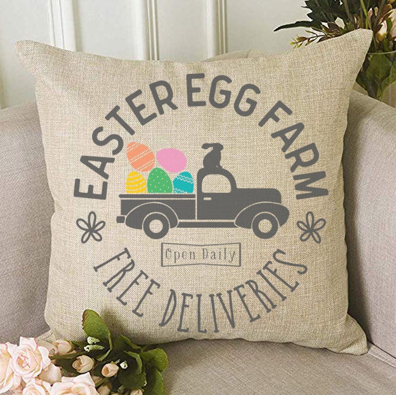 Easter Egg Farm svg. Spring svg Clipart. Rustic Easter ...