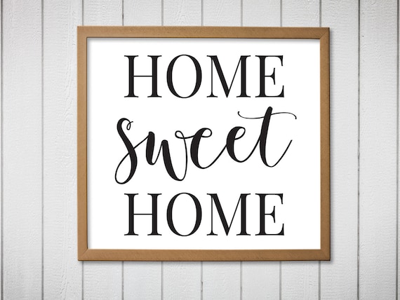 Download Home Sweet Home Svg Cut File Farmhouse Decor Svg File Etsy Yellowimages Mockups