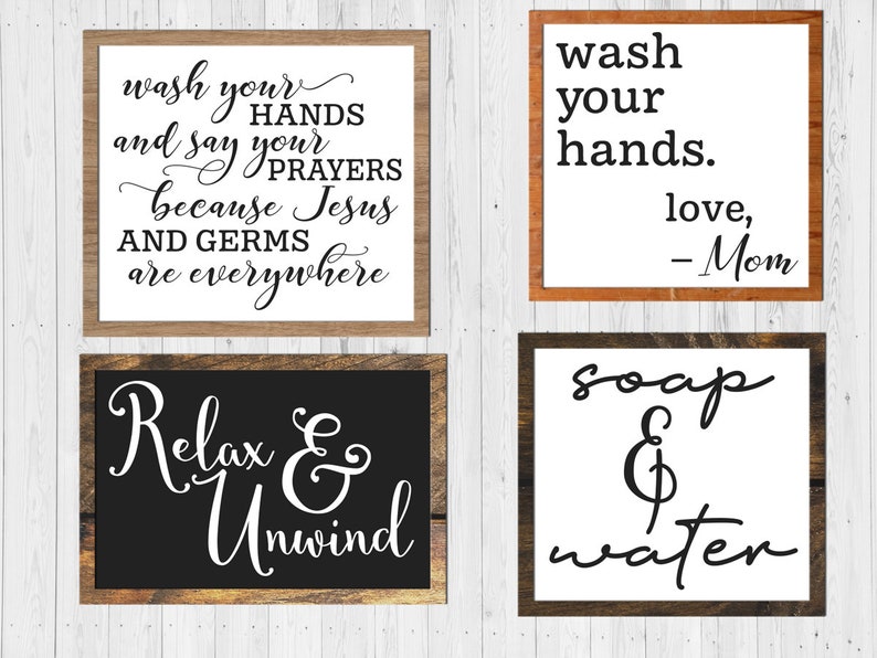 Download Rustic Bathroom SVG Bundle. Bathroom quotes svg Bundle. | Etsy