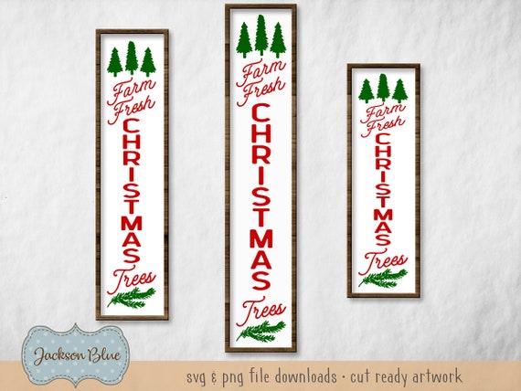 Download Free Farm Fresh Trees Christmas Porch Sign Svg Christmas Svg Cut Etsy SVG DXF Cut File