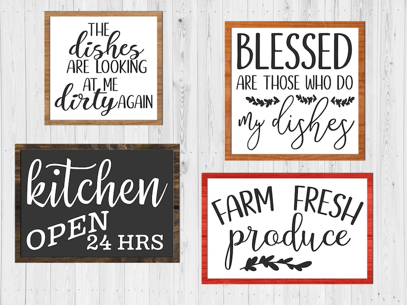 Farmhouse Kitchen SVG Bundle. Farmhouse Quotes Svg Bundle. - Etsy Australia