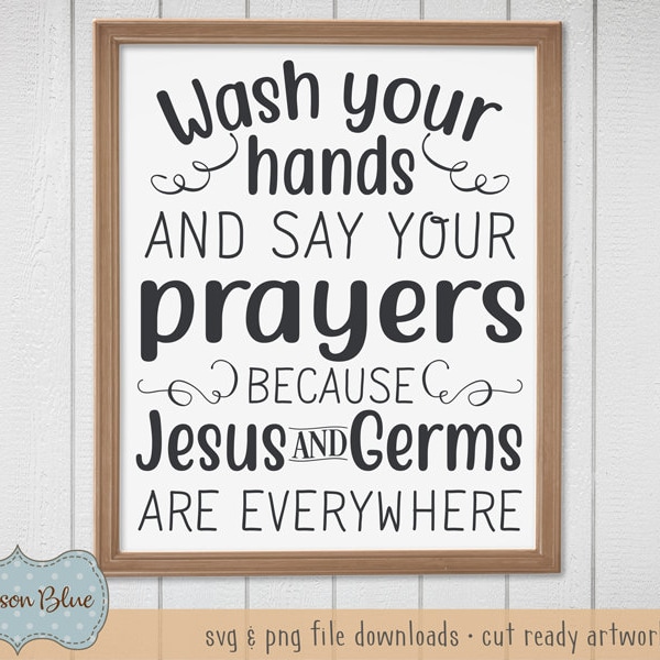 Germs and Jesus Svg - Etsy