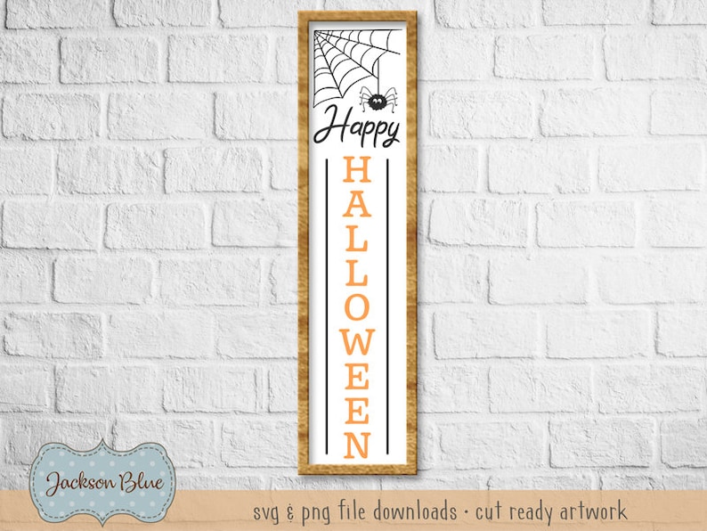 Download Happy halloween SVG download. Halloween vertical sign ...