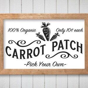 Easter Carrot Patch svg.  Spring Time svg Clipart.  Rustic Easter Sign Design Clip art.  Carrot Farm SVG.  Instant Download svg & png.