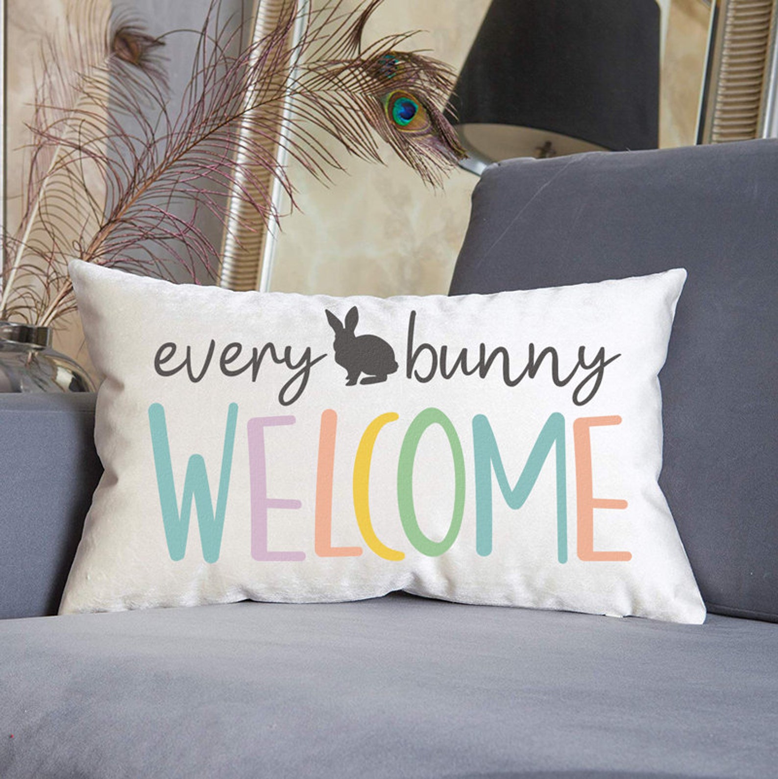 Every Bunny Welcome svg. Happy Easter svg Clipart. Rustic | Etsy