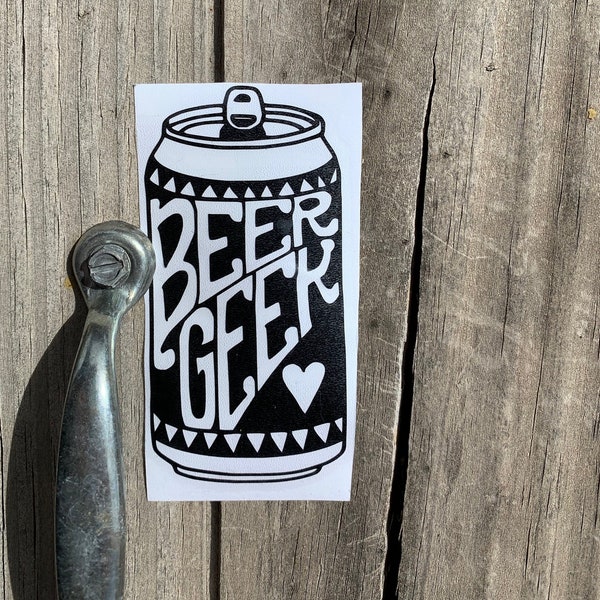 Beer Geek Vinyl Decal