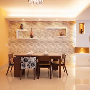 Easy Peel & Stick, Durable Plastic Textured Decorative 3D Wall Panel. 12 Panels. 32 SF