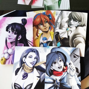 Impressions de cartes postales Gyakuten Saiban