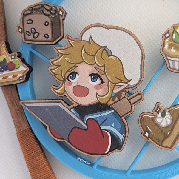 Cooking with Link - Wood Pin Set