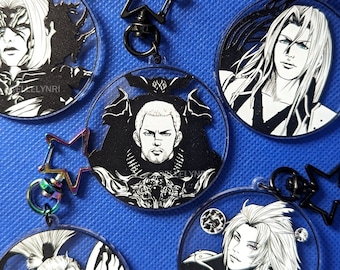 FF Double-sided Acrylic Charms - Villains