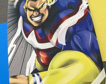 Detroit Smash - All Might Postcard Print