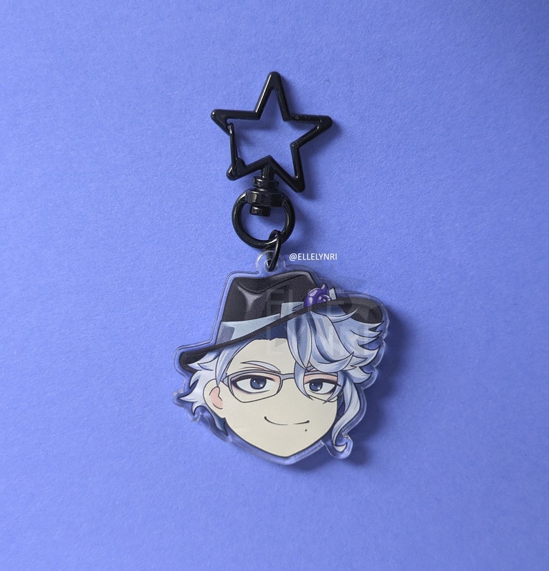TWST Double-Layered Double-Sided Acrylic Charms Azul Ashengrotto