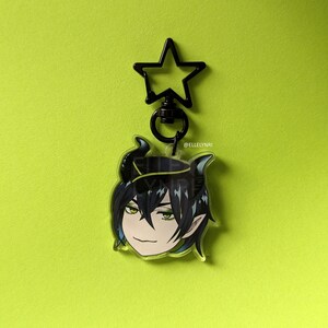 TWST Double-Layered Double-Sided Acrylic Charms Malleus Draconia