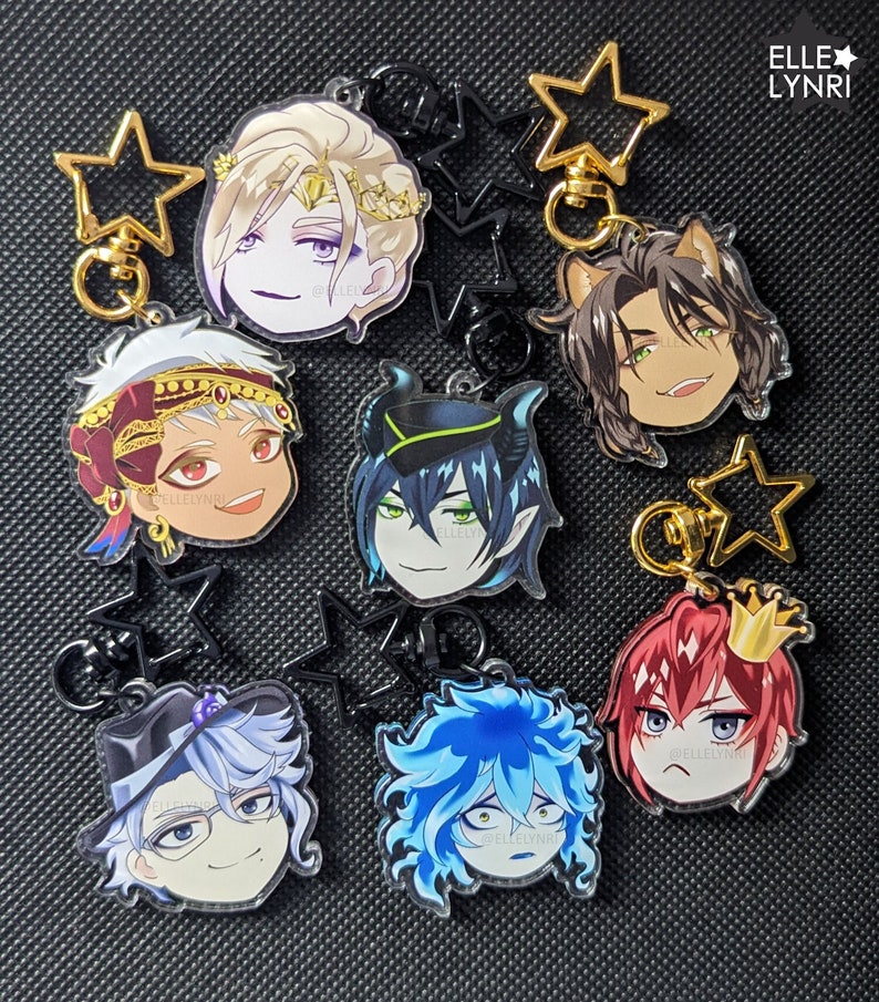 TWST Double-Layered Double-Sided Acrylic Charms Choice of 5