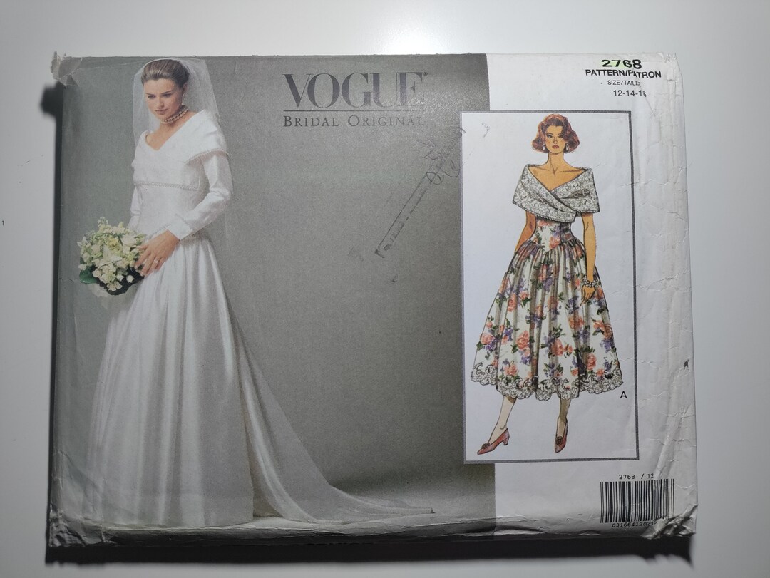 Vogue Bridal Original 2768 Wedding or Bridesmaids Dress and