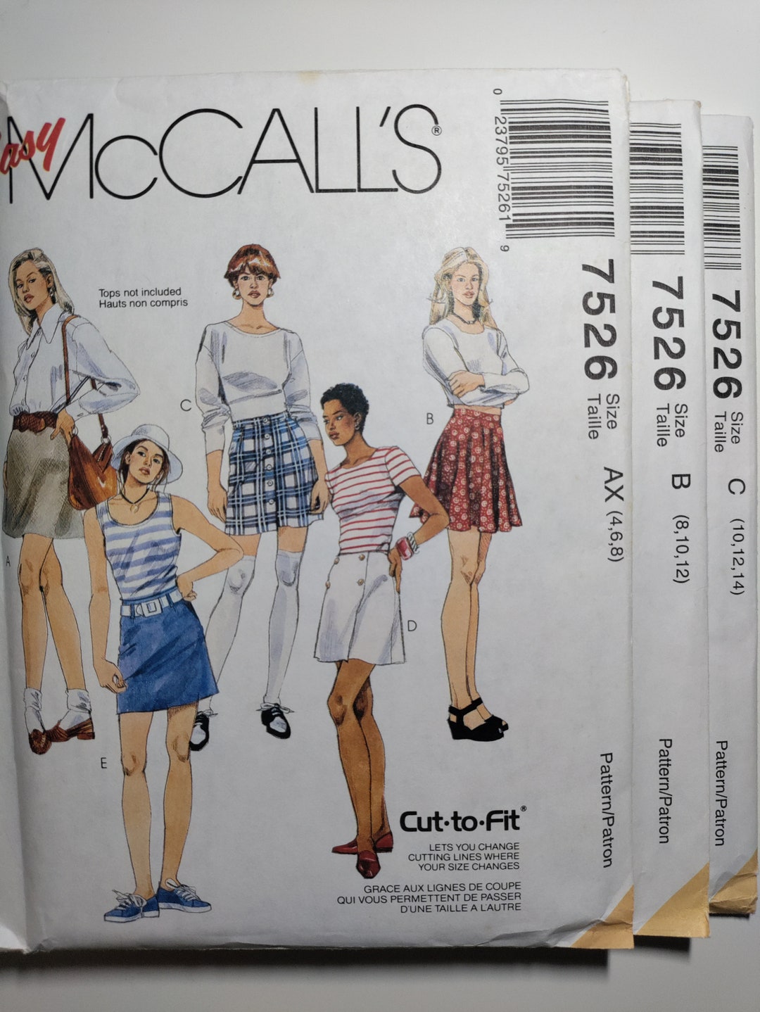 Mccall's 7526 A Line and Flared Skirt, Pick Your Size, All Uncut
