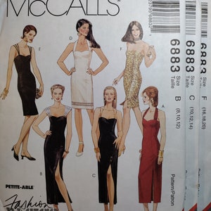 McCall's 6883 Evening dress, pick your size, all uncut and factory folded, please read description for additional details