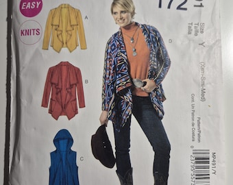 UNCUT Mccall's MP491 Size Xsm-sml-med Misses Unlined Jackets and
