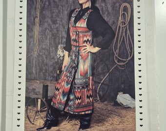 Stephanies Collection Smc-201 Skirt and Vest, S,M,L,Xl, uncut and factory folded, see description and photos C.1994