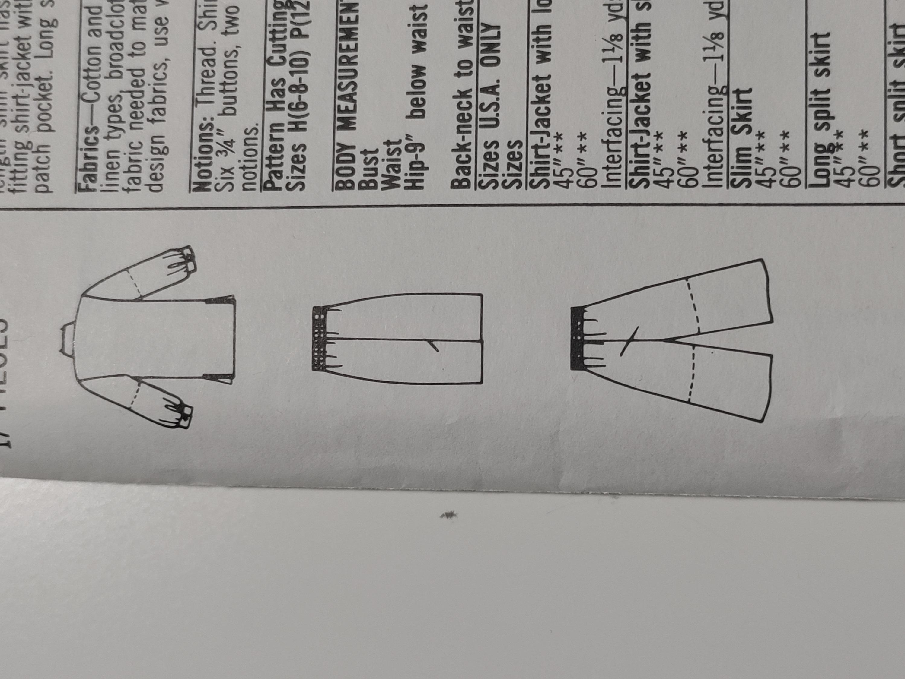 Simplicity 8236 American Classic Split Skirt in 2 Lengths