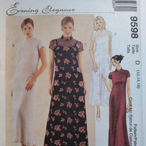 Mccall's 9598 Evening Elegance Dress and Slip, Size D 12,14,16, Uncut and Factory Folded, Please See Description for Details - Etsy Mccall's 9598 Evening Elegance Dress and Slip, Size D 12,14,16, Uncut and Factory Folded, Please See Description for Details - Etsy