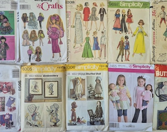 Bundle of 12, doll clothes & accessories, cut, used and unchecked, see description and photos, Sold As Is, Bundle #44
