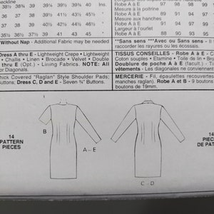 Mccall's 7304 Fitted Button Front Dress With Neckline and Hemline ...