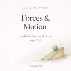 Forces and Motion Mini Unit | 2nd & 3rd Grade Science | Physical Science Printable PDF