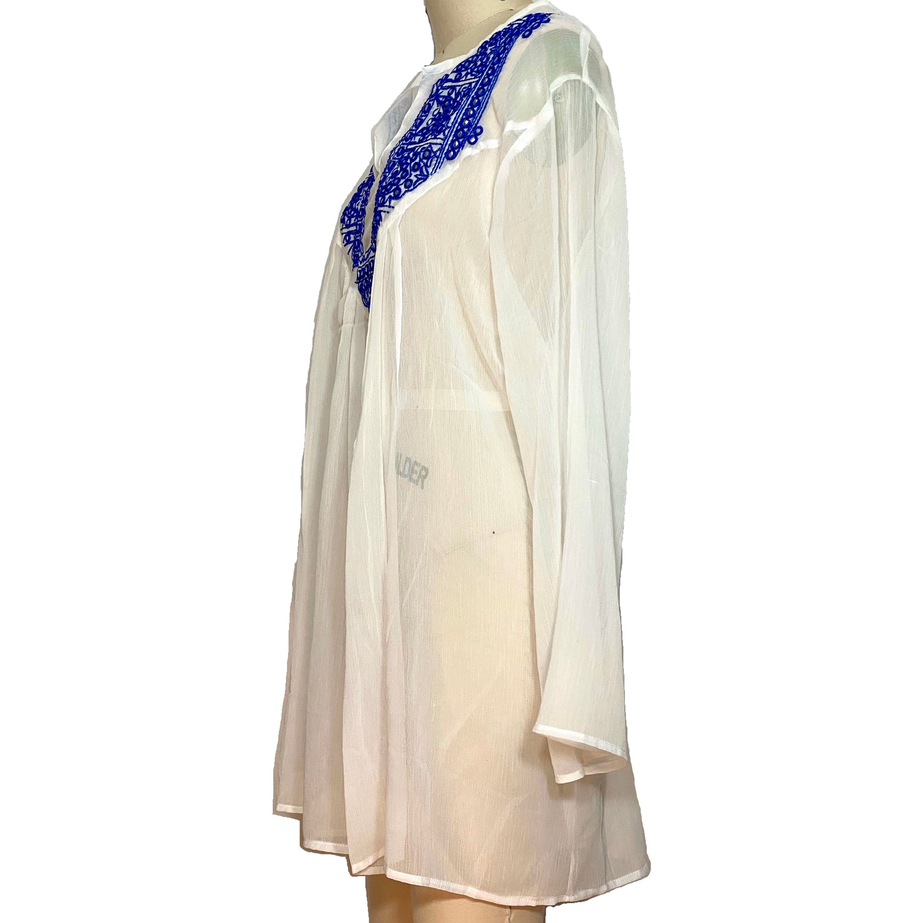 Cute Options Sheer Beach Tunic Dress US Womens M Etsy