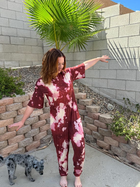 Red jumpsuit from us sale