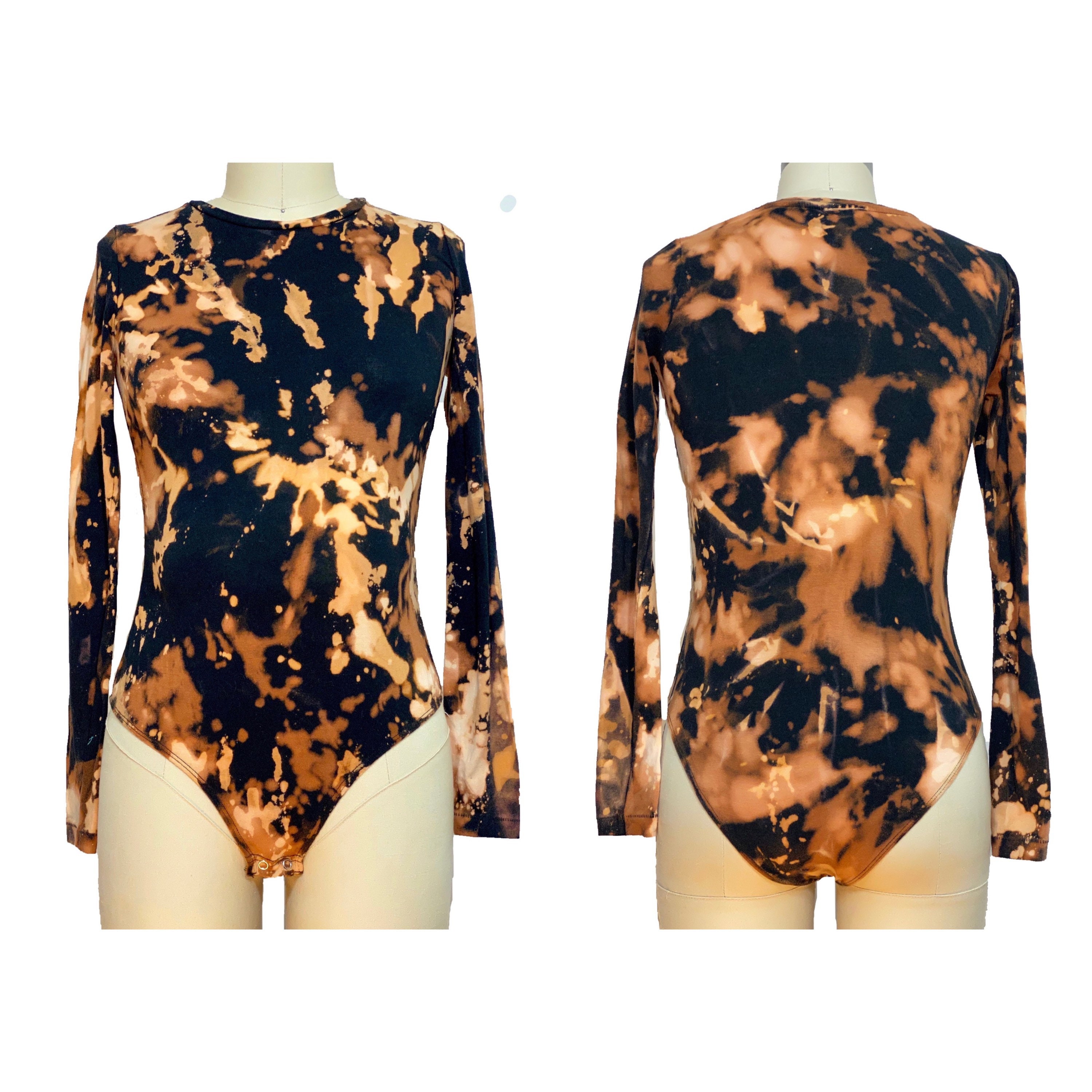 Tie Dye Maternity Bodysuit Luxe Essentials Denim XS Etsy