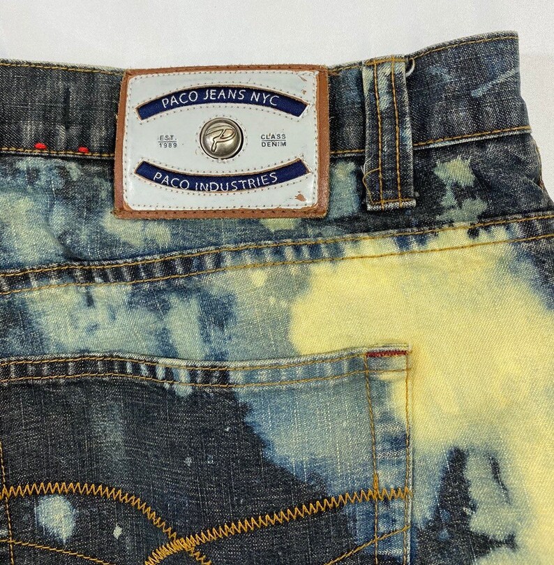 Acid wash plus size jeans Paco Jeans Company size 38