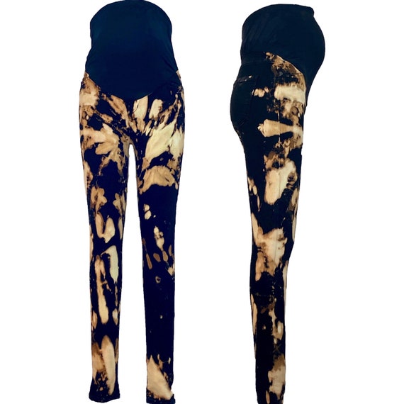 Tie Dye Black Maternity Jeans Citizens 
