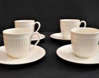 Mikasa Italian Countryside - 4 Cups & Saucers - Excellent Condition