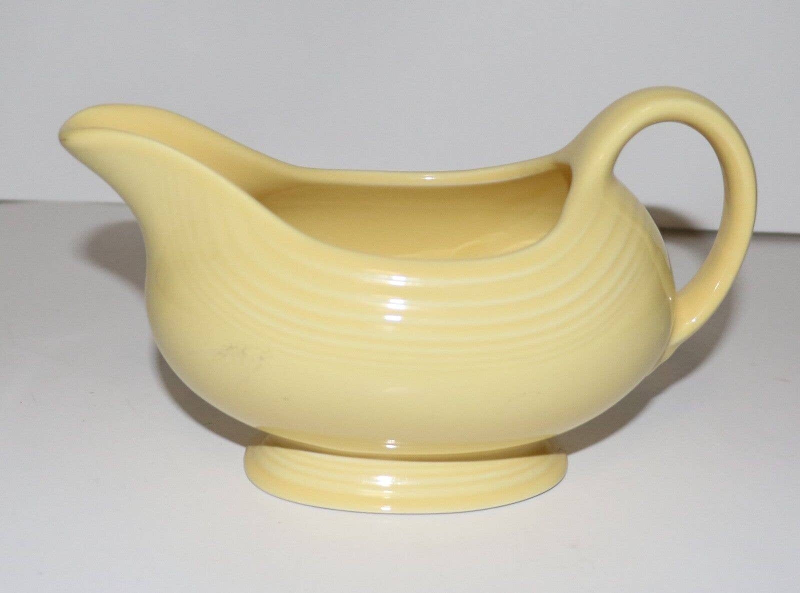 Fiesta Pale Yellow Gravy Boat