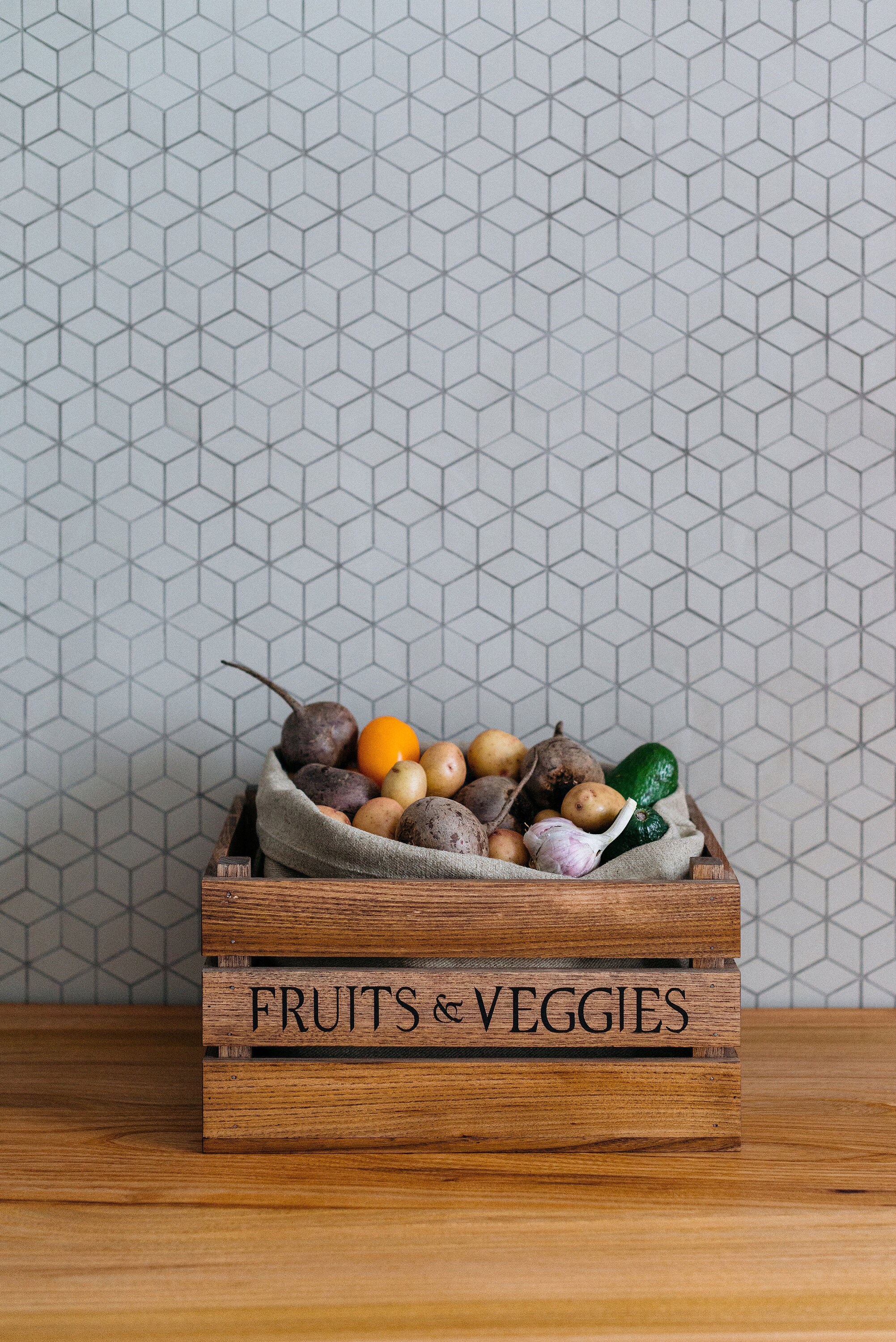 Large Wooden Crate Kitchen Storage Box Apple Crate Etsy