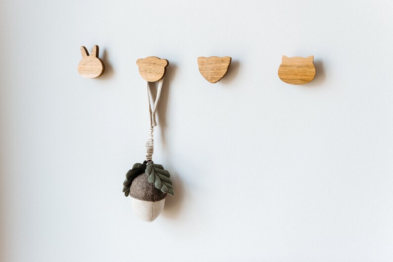 Decorative Wall Hooks Small Wall Hooks Wood Wall Hooks Etsy