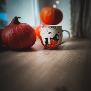 witchy halloween cozy art