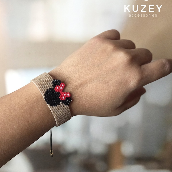 Miyuki bracelet for women, handmade adjustable Miyuki bracelet, unique bead woven bracelet, stylish wristband for friends