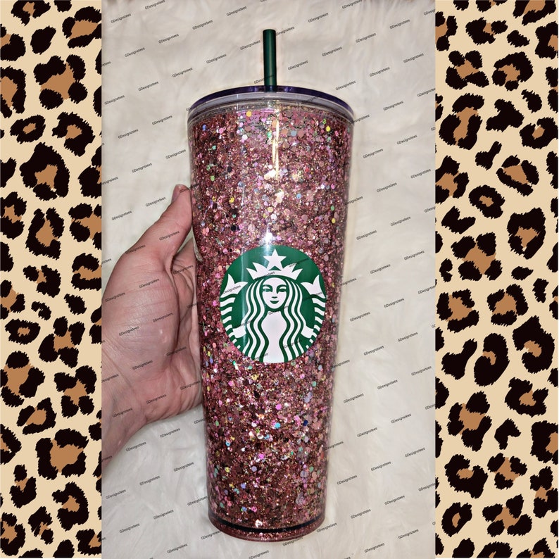 Personalized Rose Gold Glitter Tumbler Cups for Best Friend - Etsy
