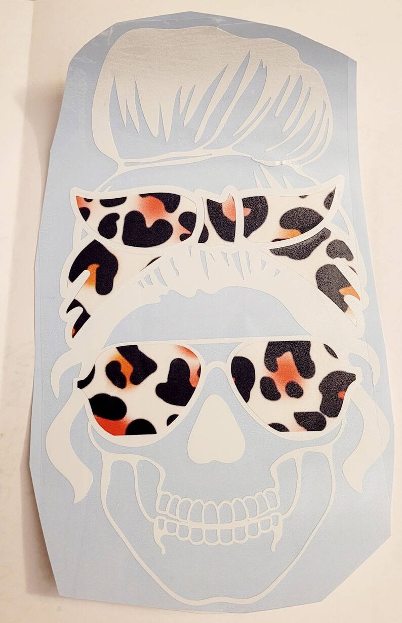 Car Decals for Women Leopard Skull Decal Car Stickers Truck Etsy