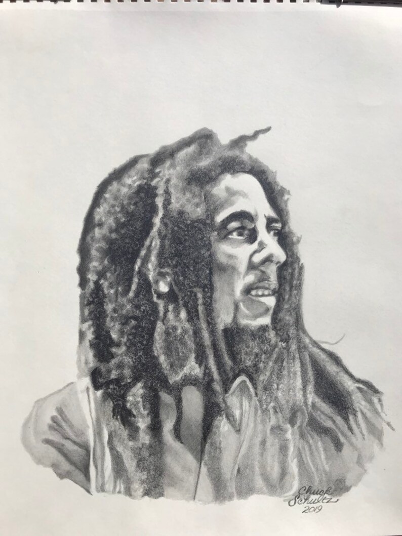 23+ Art Pencil Bob Marley Images Images