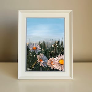 Daisy Art Print, Daisy Poster, Nature Art Print, Flowers Art Print, Home Decor, Wall Decor, Wall Art, Summer Art Print, Daisies Art Print