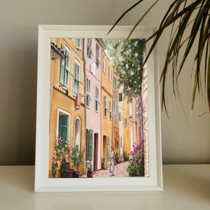 South of France Art Print, France Art Print, Travel Art, French Riviera Art Print, French Riviera Poster, South of France Poster, Boho print